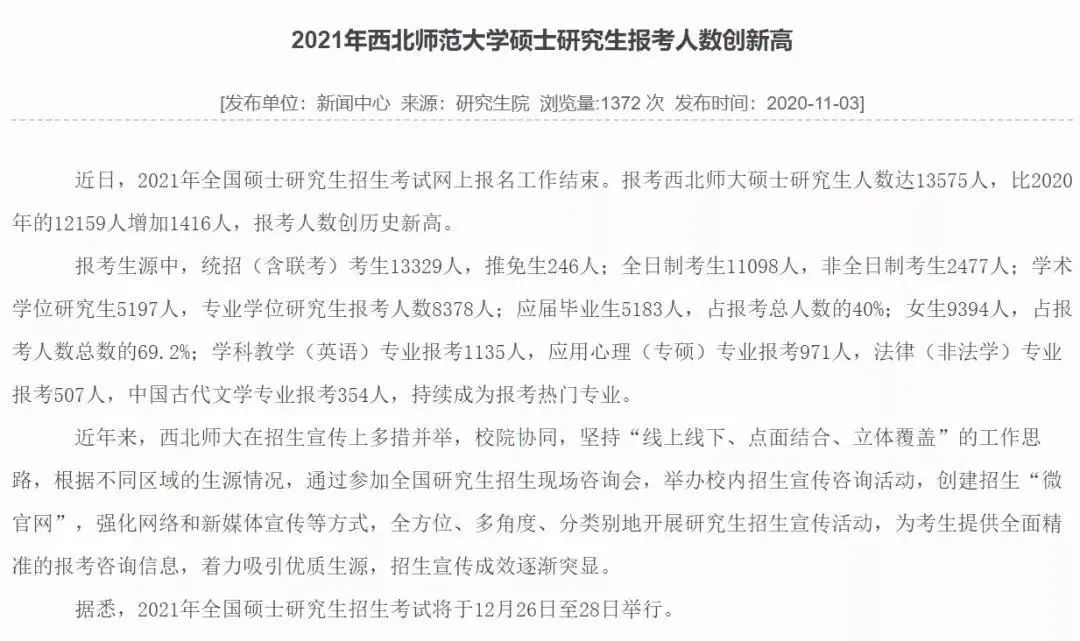 選錯(cuò)報(bào)考點(diǎn)還能修改嗎？7所院校公布21年報(bào)考數(shù)據(jù)，報(bào)考人數(shù)創(chuàng)新高！