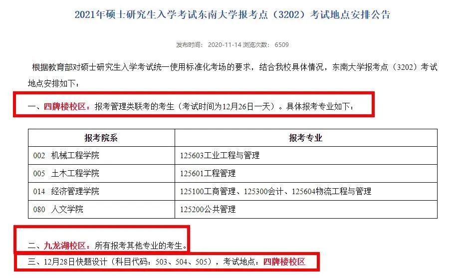 2021考研考場(chǎng)安排:21個(gè)院校和地區(qū)考研考點(diǎn)具體安排已出,趕快抓緊訂房啦!